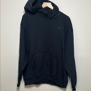 Women’s Best Black Comfort Oversized Statement Graphic Hoodie Size Large